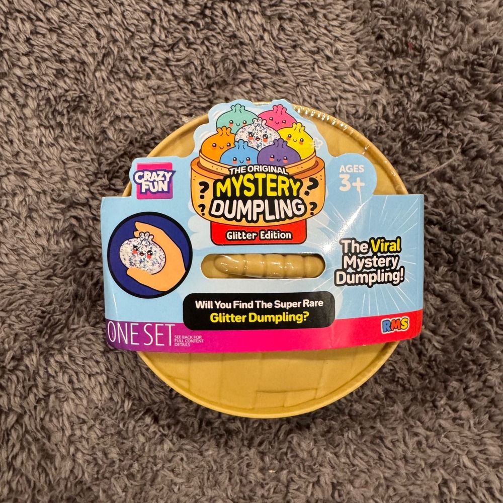 RMS Crazy Fun Mystery Dumpling Glitter Edition Viral Squishy Blind Box Toy New